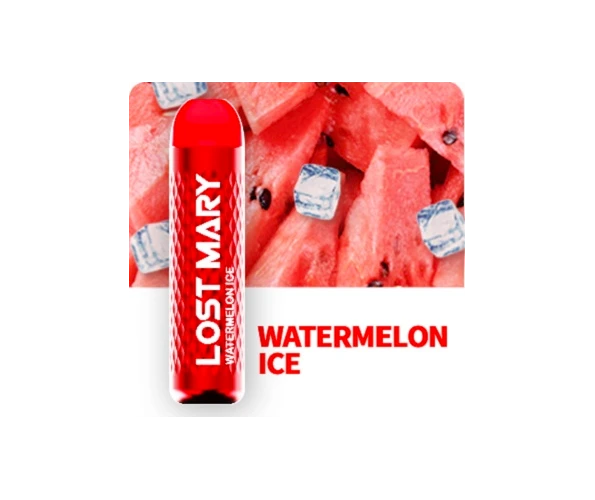 Одноразка Pod Lost Mary 3000 1250 mAh Standard Edition Watermelon Ice 5% (Кавун з льодом) - Фото 3
