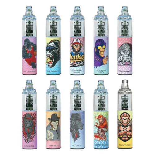Одноразовый POD Aroma King Tornado 7000 650 mAh Pineapple Ice 5% (Ананас со льдом) - Фото 2