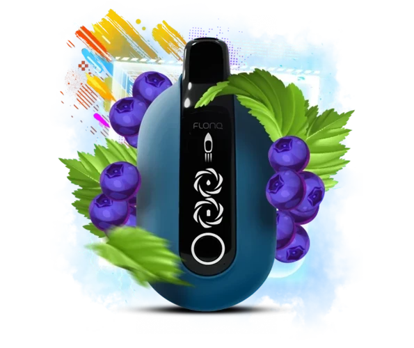 Одноразка Pod Flonq Ultra 20000 650 mAh Blueberry Mint 5% (Чорниця + М'ята) - Фото 4