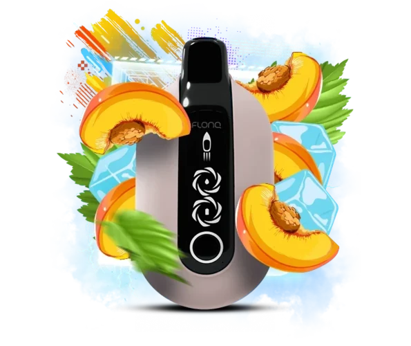 Одноразка Pod Flonq Ultra 20000 650 mAh Peach Icy 5% (Персик з льодом) - Фото 2