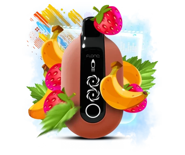 Одноразка Pod Flonq Ultra 20000 650 mAh Strawberry Banana 5% (Полуниця + Банан) - Фото 2