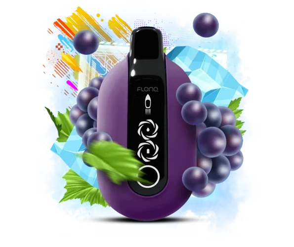 Одноразка Pod Flonq Ultra 20000 650 mAh Grape Icy 5% (Виноград со льдом) - Фото 2