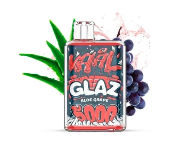 Безникотиновый одноразовый Pod Joyetech VAAL Glaz 5000 Aloe Grape 650 мАч 0% (Алое + Виноград)