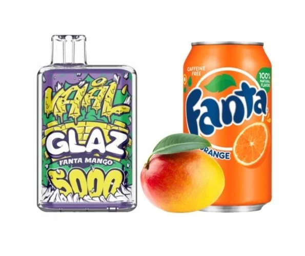 Безникотиновый одноразовый Pod Joyetech VAAL Glaz 5000 Fanta Mango 650 мАч 0% (Манговая фанта)