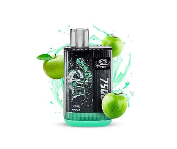 Одноразовый Pod YOOZ 7500 650 mAh Sour Apple 5% (Кислое яблоко)