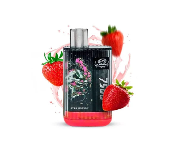 Одноразовый Pod YOOZ 7500 650 mAh Strawberry 5% (Клубника)