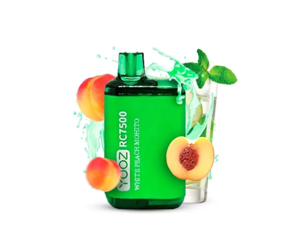 Одноразовый Pod YOOZ 7500 650 mAh White peach Mojito 5% (Персиковый мохито)