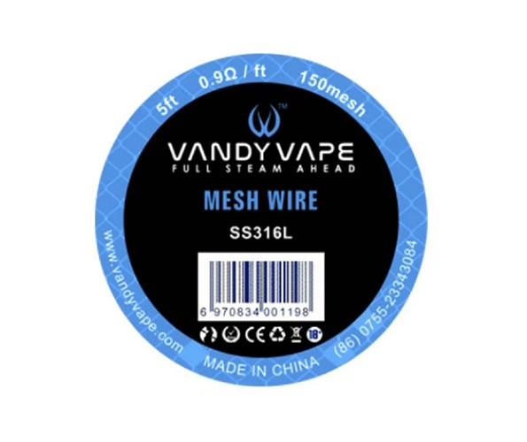 Сетка для намотки Vandy Vape Mesh RDA SS316L