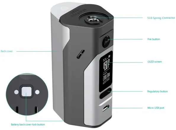 Wismec Reuleaux RX2/3 200W - Фото 2