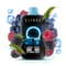 Одноразка Pod Elf Bar Moon Night 40000 850 mAh Blue Razz Ice 5% (Черника + Малина)
