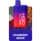 Одноразовий Pod HQD Cuvie Bar 7000 Cranberry Grape 5% (Журавлина з винорадом)
