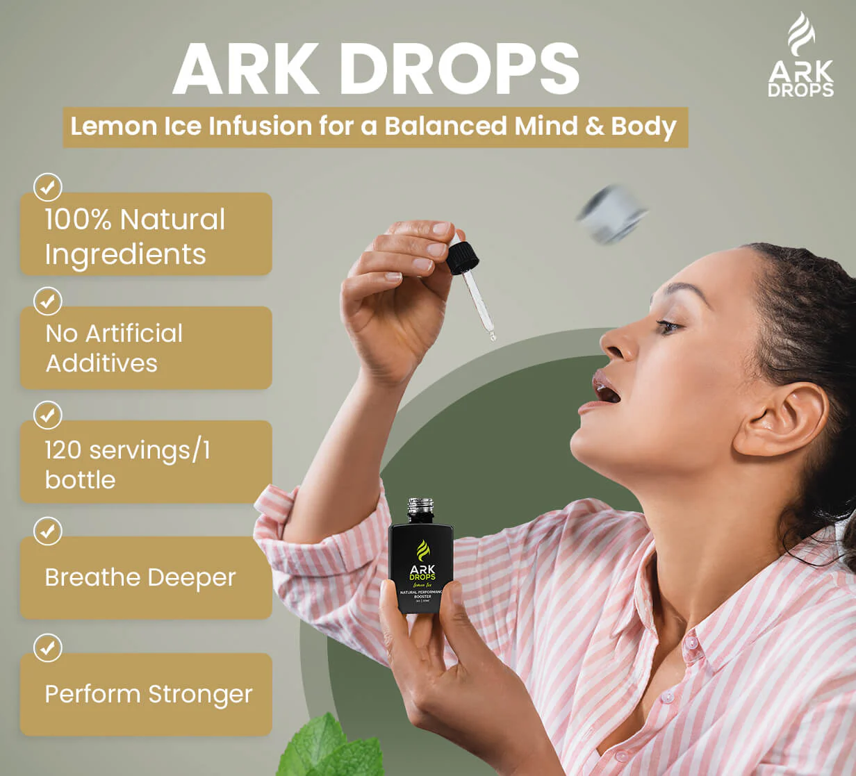 Краплі ARK Drops - Lemon Ice - Фото 2