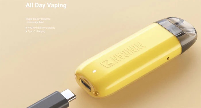 Aspire Minican 2 Pod Kit 400mAh Lime Green - Описание
