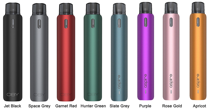Aspire OBY Pod Kit 500mAh Jet Black - Описание