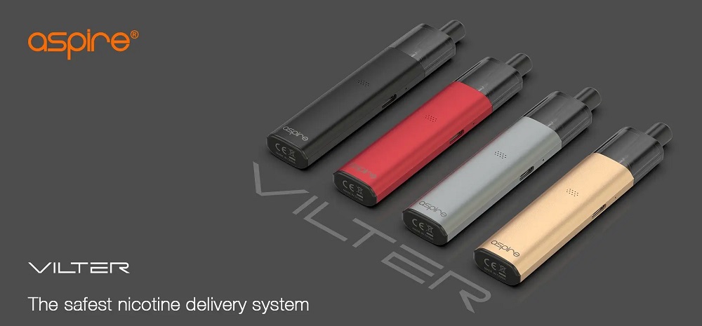 Aspire Vilter Pod Kit 450mAh Grey - Описание
