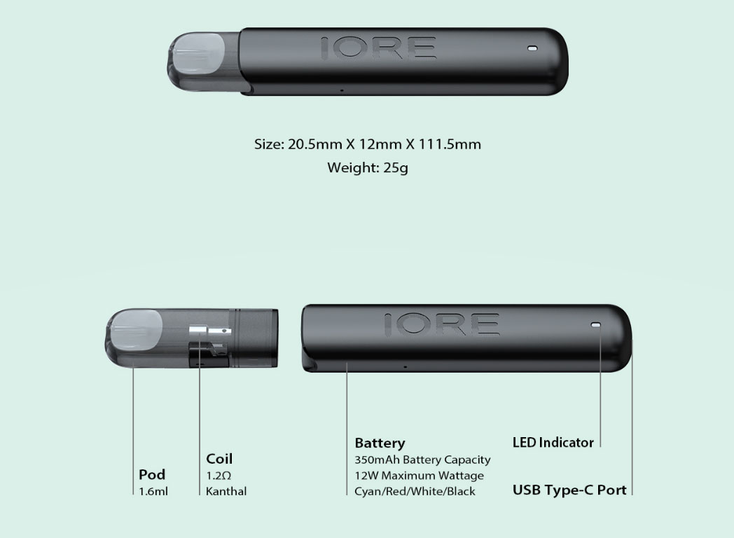 Eleaf IORE LITE kit White - Описание