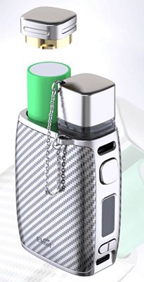 Eleaf Pico COMPAQ 60W 18650 Kit Carbon Silver - Описание