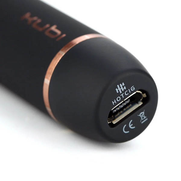 Hotcig Kubi Refillable Pod Starter Kit 550 mAh Engraved Black Rainbow - Описание