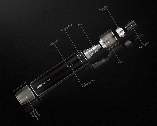 Hotcig Kubi Stick Pen Starter Kit Silver - Описание
