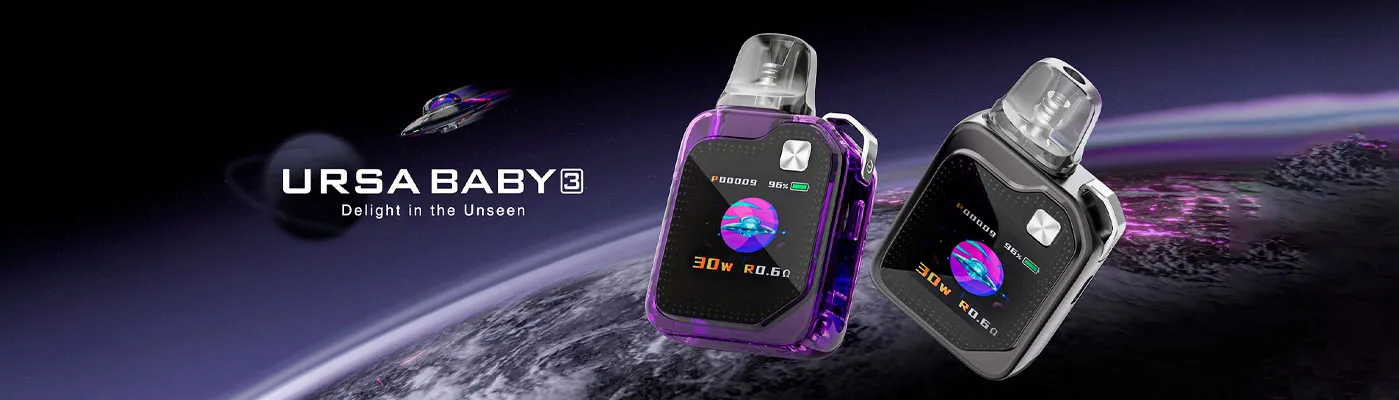 Lost Vape URSA BABY 3 PRO POD KIT 1200mAh Moonsteel Blue Подік - Описание Lost Vape URSA BABY 3 PRO POD KIT 1200mAh Moonsteel Blue Подік - Описание