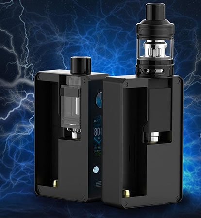 Lost Vape Gemini Hybrid Black Carbon Fiber Под система - Описание