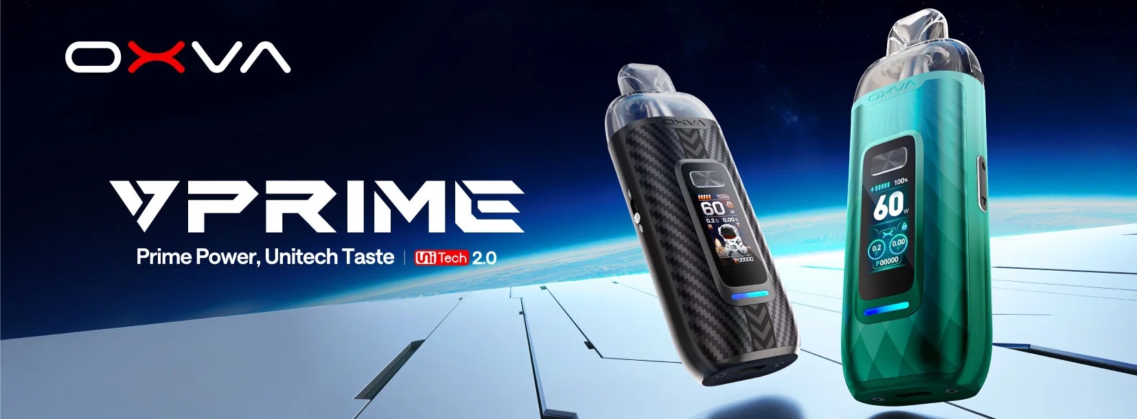 OXVA VPRIME Pod Kit 60W 2600mah Blue Leather Подік - Описание OXVA VPRIME Pod Kit 60W 2600mah Blue Leather Подік - Описание