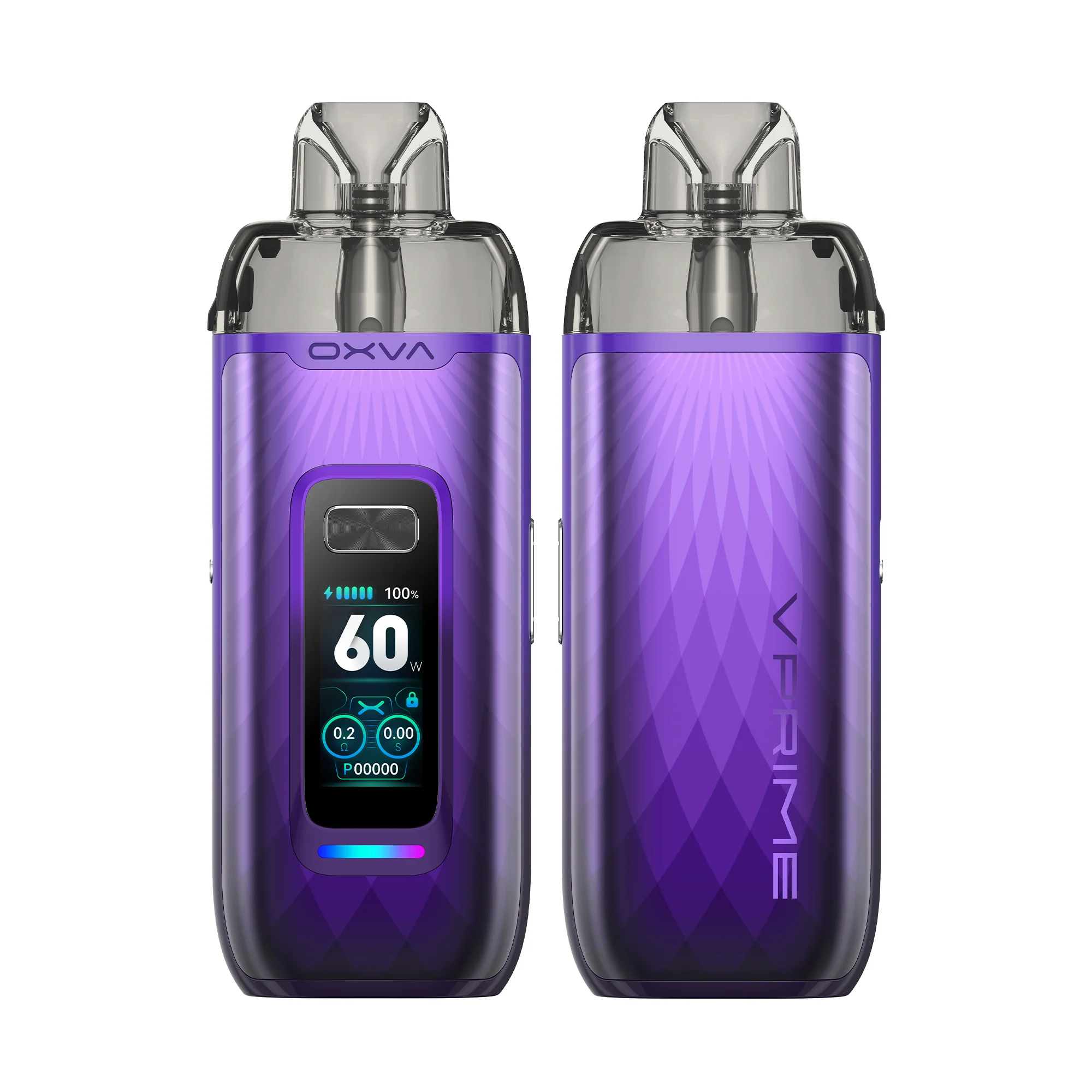 OXVA VPRIME Pod Kit 60W 2600mah Auroral Purple Подік - Фото 2