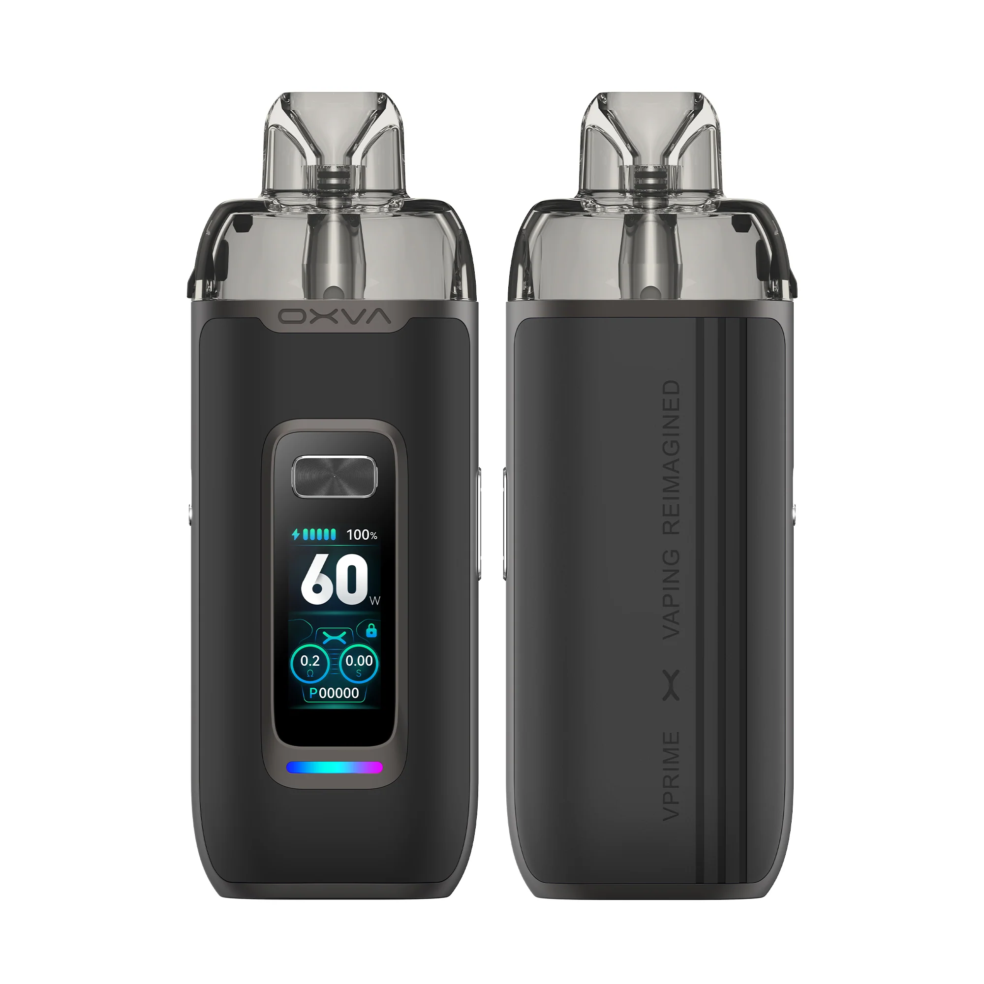 OXVA VPRIME Pod Kit 60W 2600mah Black Leather Под система - Фото 2