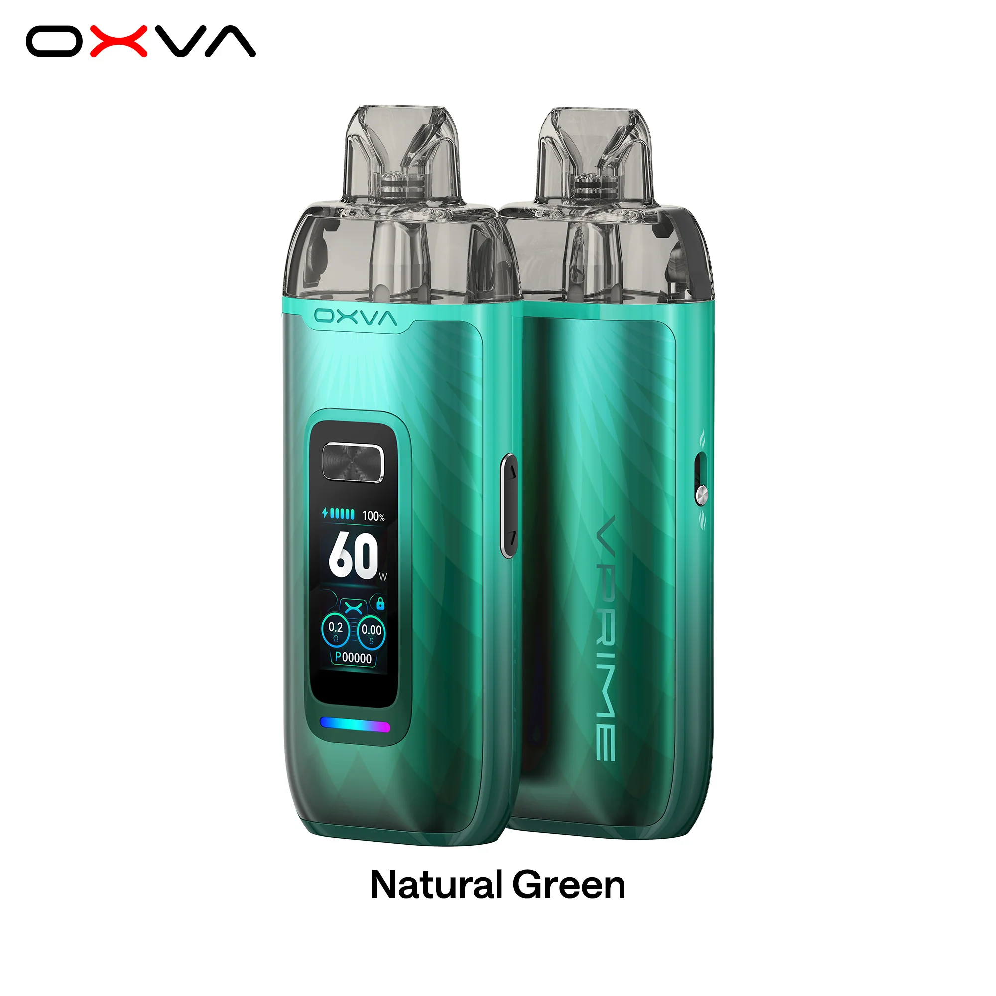 OXVA VPRIME Pod Kit 60W 2600mah Natural Green Подік - Фото 2