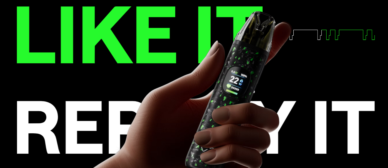 Oxva XLIM Pro 2 DNA Pod Kit (Original) 1300 mAh Luminous Forged Carbon Fiber, Под система - Описание