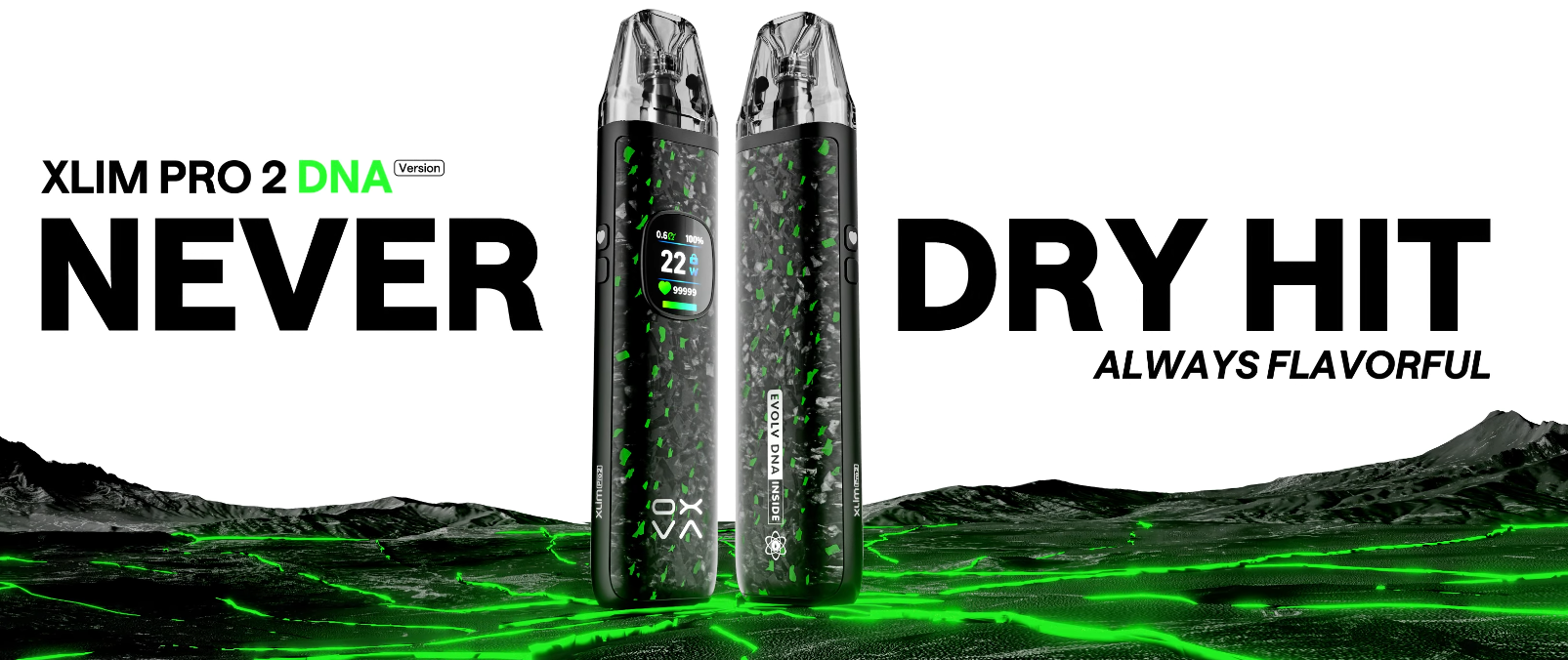 Oxva XLIM Pro 2 DNA Pod Kit (Original) 1300 mAh Luminous Forged Carbon Fiber, Под система - Описание