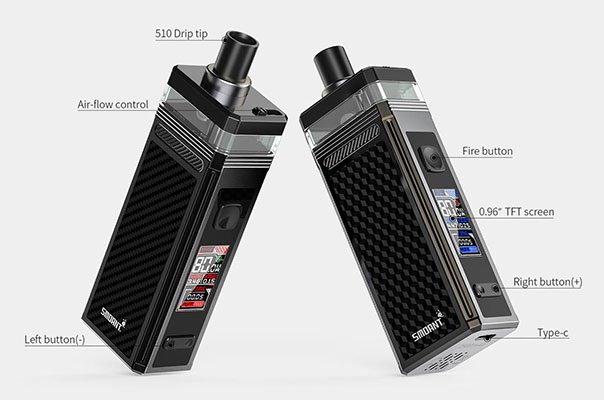 Smoant Pasito II Pod Mod Kit 2500mAh Diamond Shaped - Описание