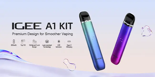 SMOK IGEE A1 Kit 650mAh Grey - Описание