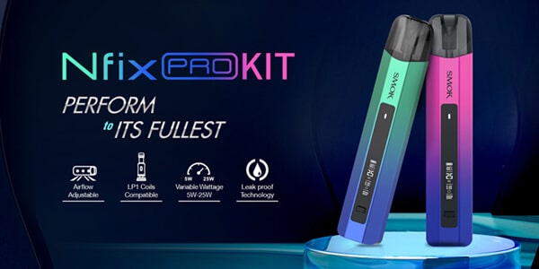 SMOK Nfix Pro 700 mAh Grey - Описание SMOK Nfix Pro 700 mAh Grey - Описание