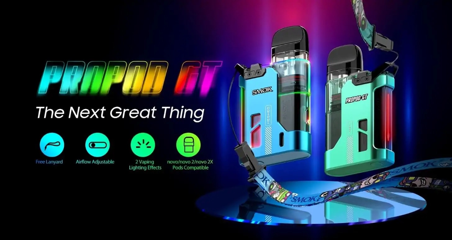 Под система Smok PROPOD GT 700mAh Blue - Описание Под система Smok PROPOD GT 700mAh Blue - Описание