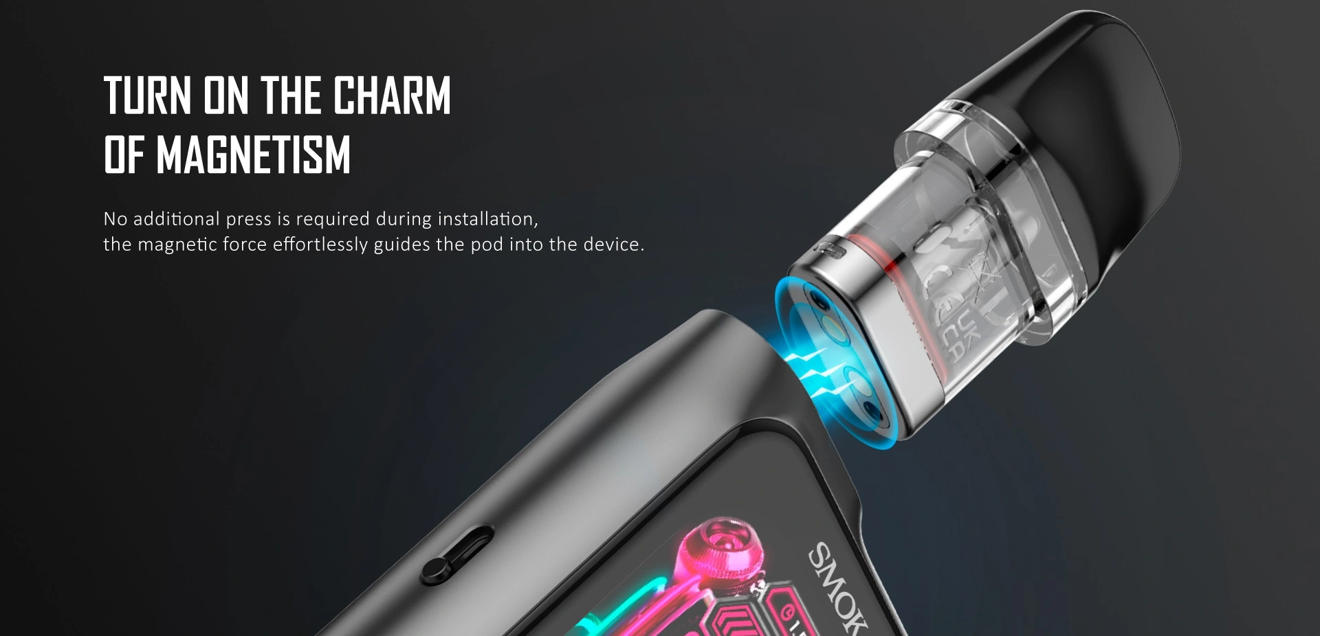 Pod системи Smok Novo GT Box Pod Kit Purple and 7-color - Описание