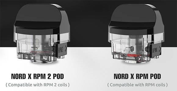 SMOK Nord X 60W Pod Kit 1500mAh 7-Color Cobra - Описание