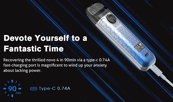 Smok Novo 4 25W Pod Kit 800mAh Black Stabilizing Wood - Описание Smok Novo 4 25W Pod Kit 800mAh Black Stabilizing Wood - Описание