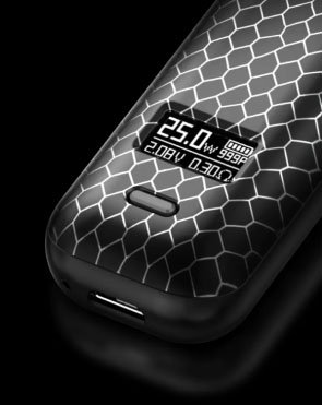 SMOK Novo X 25W VW Pod Kit 800mAh Silver Cobra - Описание