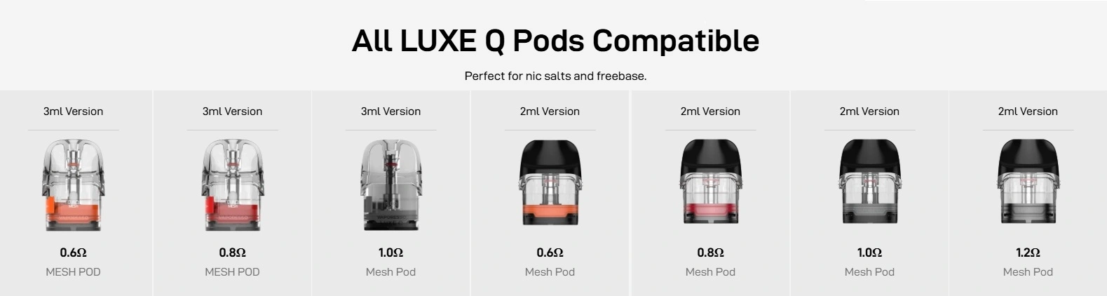 Под система Vaporesso Luxe Q3 Pod Kit 1450 mAh 3 мл Rose Pink - Описание