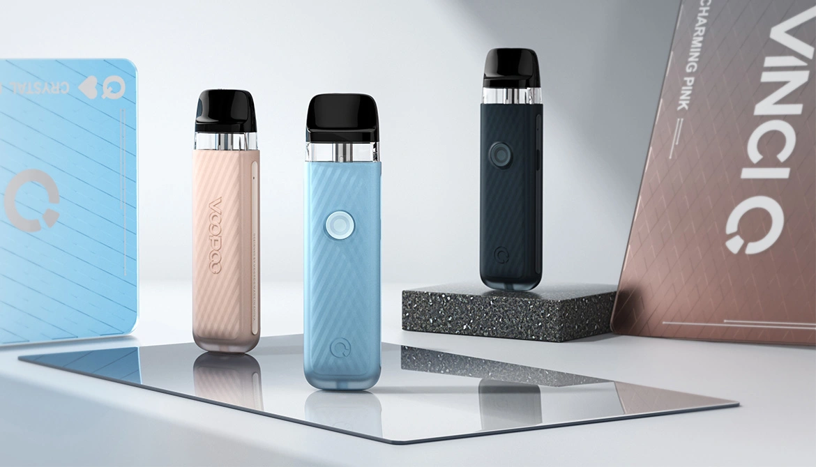 Voopoo Vinci Q Kit 900 mAh Ceramic White, подик - Описание