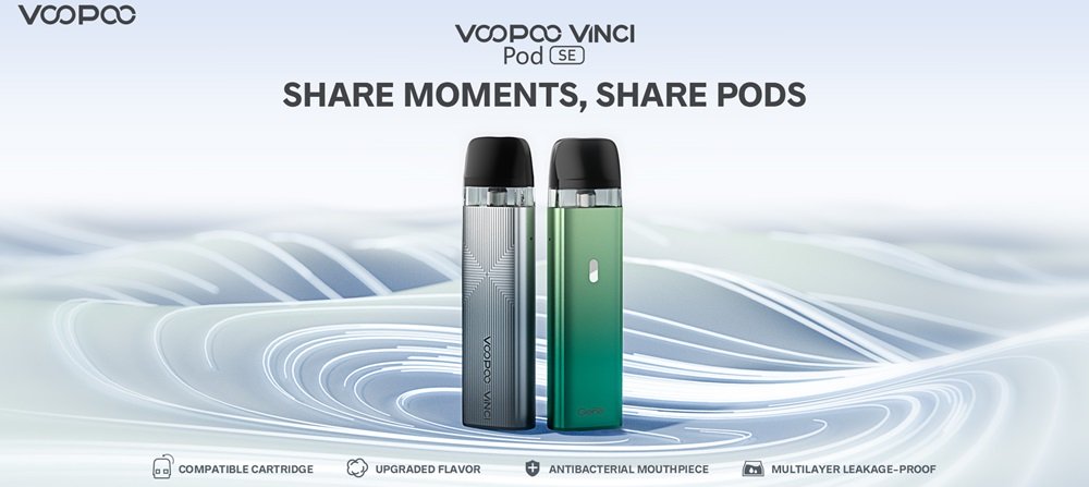 Voopoo Vinci SE Pod 900 мАч Dawn Blue, подик - Описание