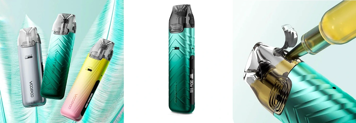 Voopoo VMATE Pro Power Edition 30W Kit 900 мАч Red, Подік - Описание