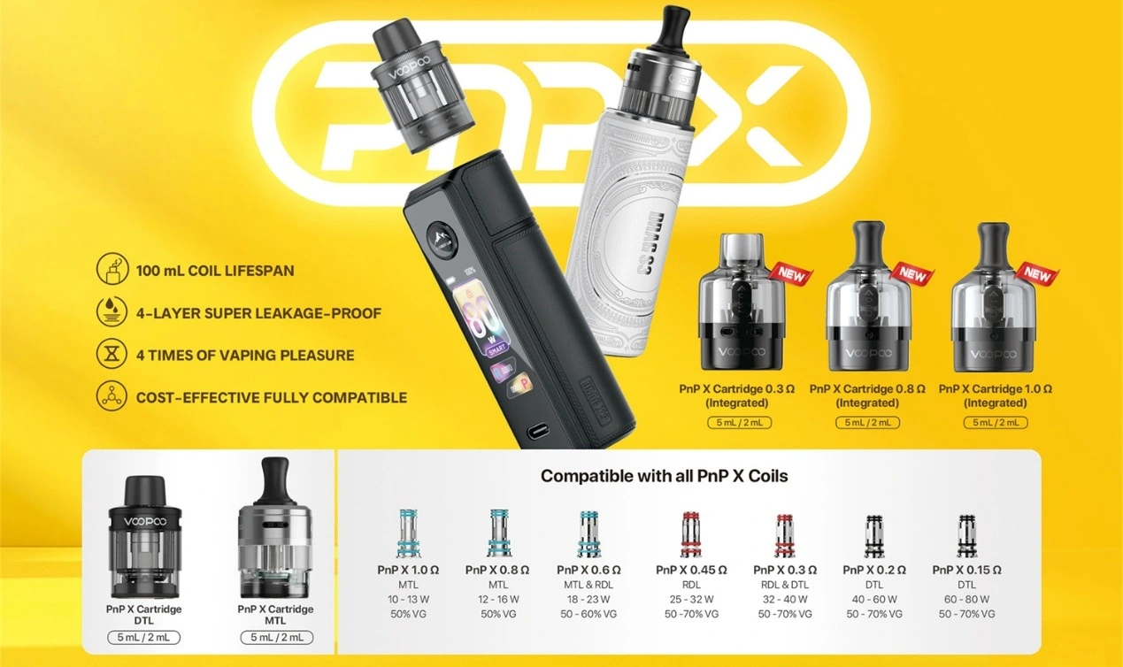 Voopoo Drag S3 Kit 3000 mAh Metal Grey, подик - Описание