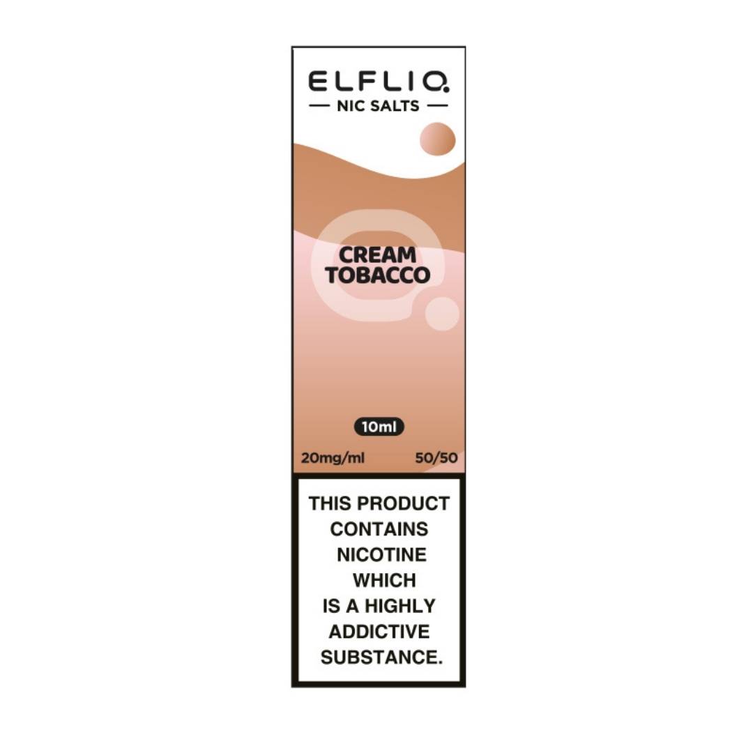 Жидкость солевая ELFLIQ Cream Tobacco 10 мл 5% 20 мг - Фото 5