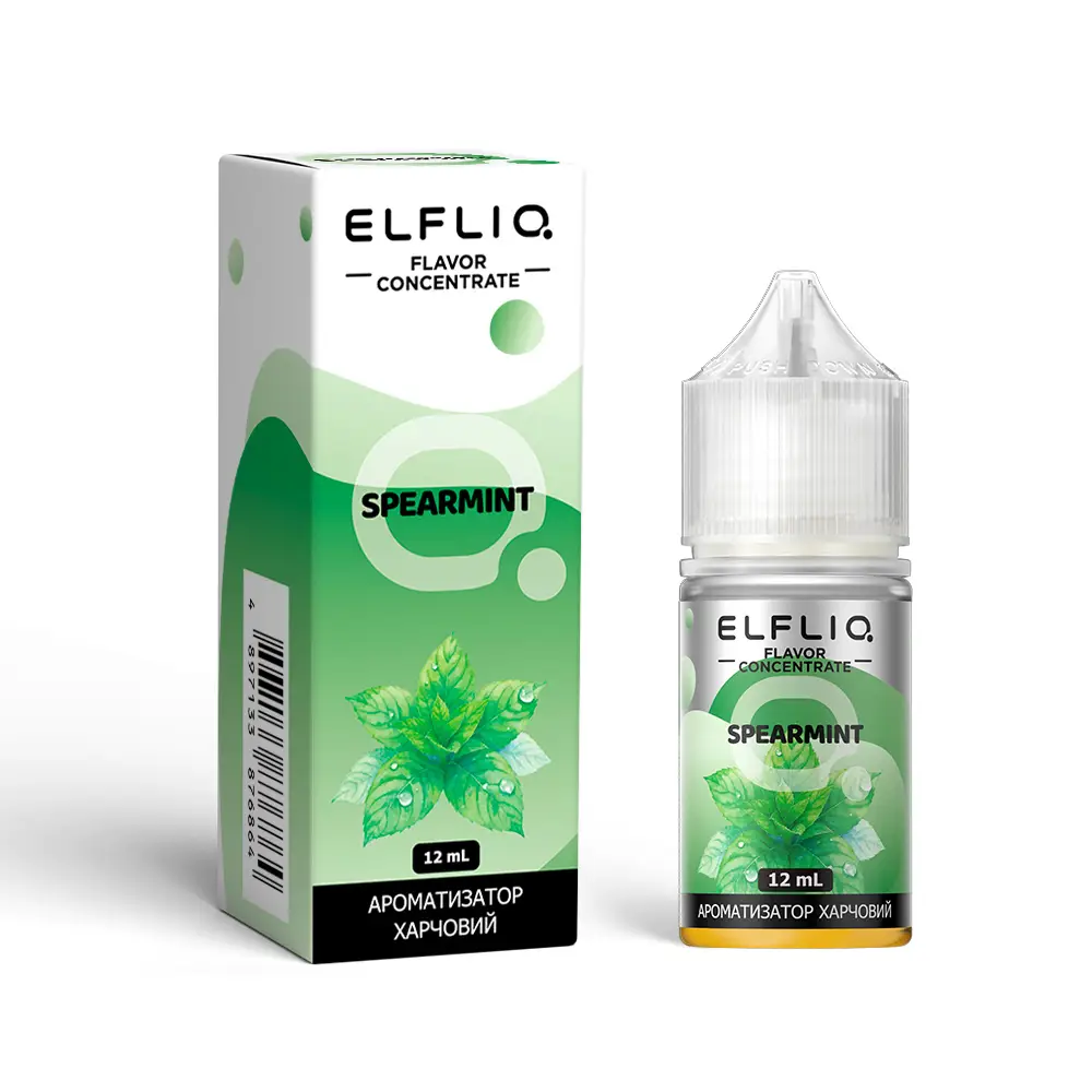 Рідина ELFLIQ Spearmint 30 мл (М'ята) укр. версія - Фото 2