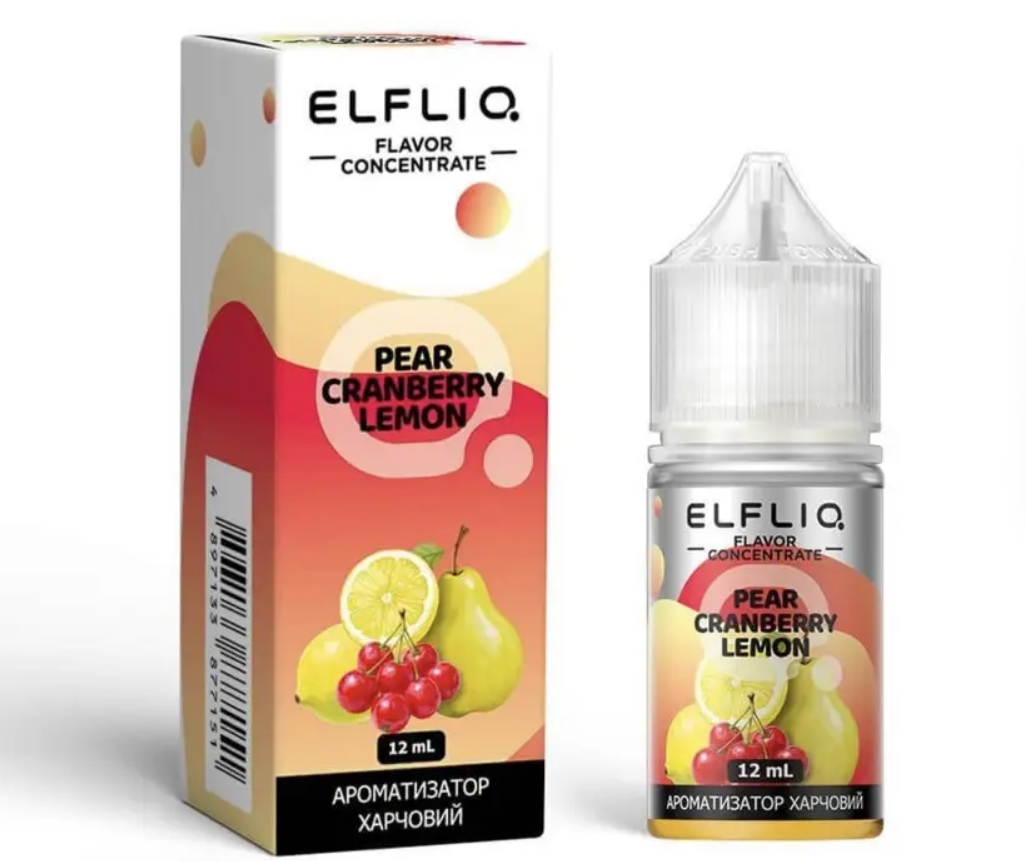 Рідина ELFLIQ Pear Cranberry Lemon 30 мл (Груша + Журавлина + Лимон) укр.версія - Фото 2
