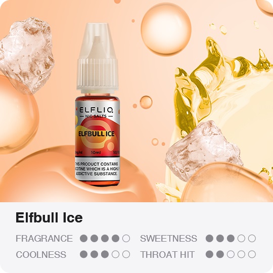 Жидкость солевая ELFLIQ Elfbull Ice 10 мл 5% 20 мг - Фото 5