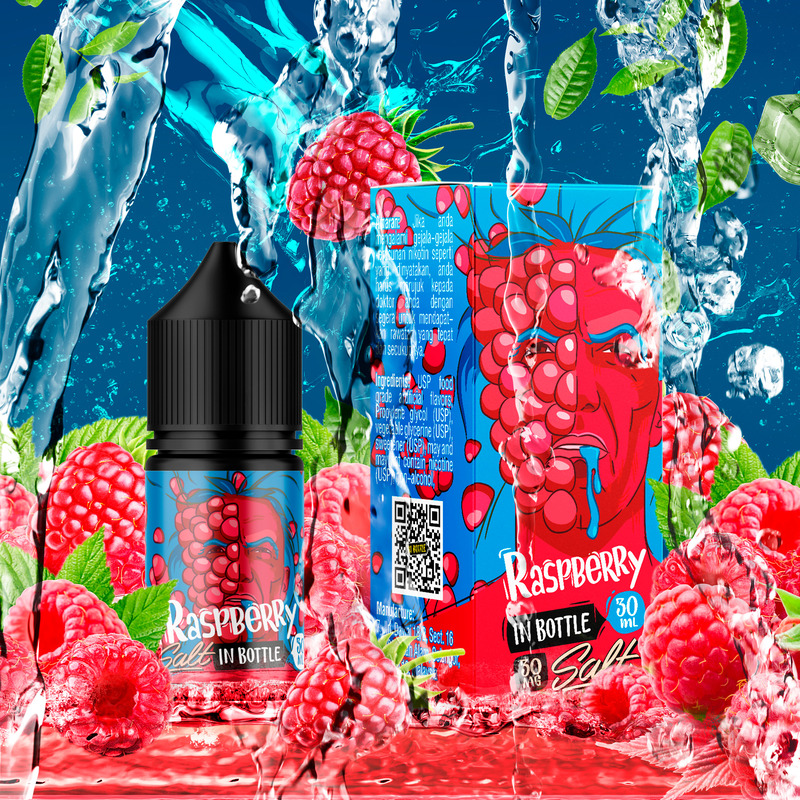 Жидкость солевая In Bottle Salt Raspberry 30 мл (Малина) - Фото 2