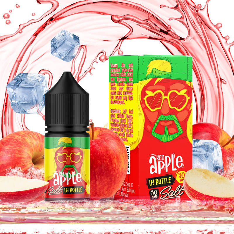 Жидкость солевая In Bottle Salt Red apple 30 мл (Красные яблоки) - Фото 2
